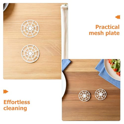 DECHOUS 20pcs Plastic Fermentation Jar Mesh Presser 2. 2" Press Mesh Plate for Wide Mouth Pickle Jar Press Tool - Fermenting Presser Accessory for Pickling