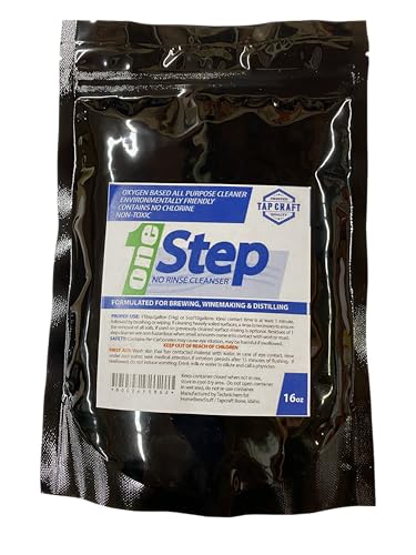 One Step No Rinse Cleaner - 1 Lb. (Fоur Bag Paсk) - Homebrewers Cleaner and Sanitizer
