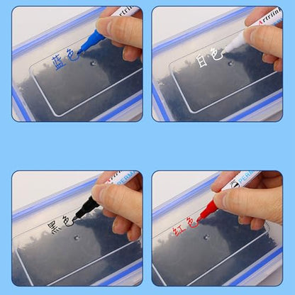 Freezer Marker Safe Marker Pen with Quick Drying Oil Based Inks Design for Refrigerator and Food Packaging Labeling