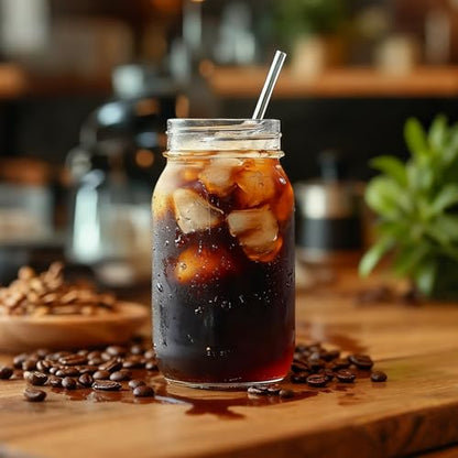 ComSaf 24 oz Mason Jars Regular Mouth 6 Pack, Tall Glass Jars with Lids | BPA-Free Materials, Canning Pickling Jam, Sauce Juice, Chunky Salsa, Large Capacity, DIY Favor - size: 24oz regular mouth 6PCS