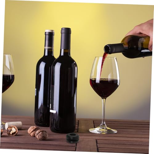 FOMIYES 5pcs Rubber Airlock Grommet Seal Set for Mason Jar and Beer Fermenter Lid, Airtight Homebrew Wine Supplies Compatible with Fermentation Airlock Insertion