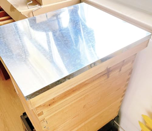 Beehive Langstroth lid with Metal