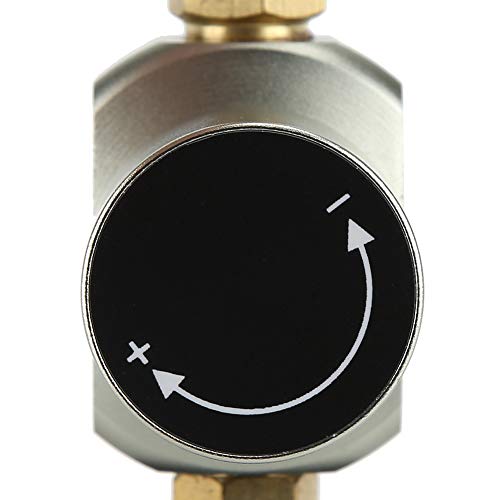 CO2 Regulator, Homebrew Beer CO2 Tank Charger, Reliable Durable Gas Disconnect CO2 Charger for Home Beer Brewing