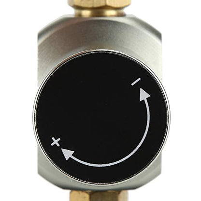 CO2 Regulator, Homebrew Beer CO2 Tank Charger, Reliable Durable Gas Disconnect CO2 Charger for Home Beer Brewing