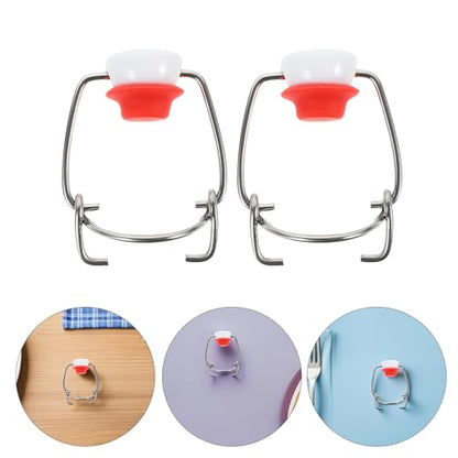 OUNONA Swing Top Glass Bottle Caps Airtight Bottle Stoppers with Silicone Gaskets Leakproof Reusable Replacement Tops for Beer Vinegar Oil Syrup Bottles 10 Pcs 2.75 in