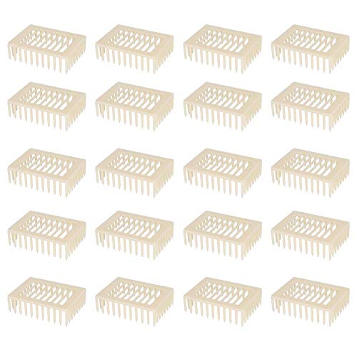Queen Cage,20Pcs Plastic Shape Queen Rearing Box Bee Cage Beekeeper Tool Beekeeping Equipment