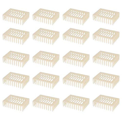 Queen Cage,20Pcs Plastic Shape Queen Rearing Box Bee Cage Beekeeper Tool Beekeeping Equipment