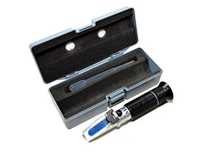 HQRP Sugar Refractometer for Brewing/Measuring Sugar Content for Beer or Wine + HQRP Sun Meter