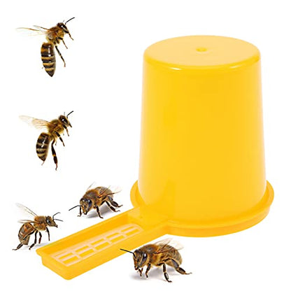 Haofy 2PCS Bee Water Dispenser Drinker, Beehive Entrance Feeder Bee Drinking Beekeeping Equipment, Plastic Honey Feeding Tool