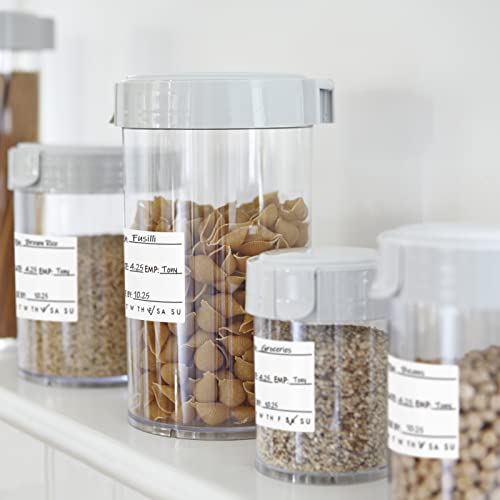 L LIKED 250 Dissolvable Labels 2"x 2" Use By Food Rotation Storage Label - size: 2"x2"/250labels/Black