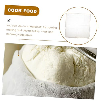 Alipis 6pcs Reusable Cheesecloth Filter Cloth for Straining Draining and Tofu Making Unbleached Multi-use Kitchen Essential for Cheese Yogurt and Juicing