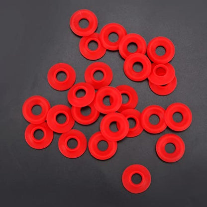 Food Grade Silicone,Silicone O Rings,Silicone Gasket, 25Pcs Soft Red Gaskets Beer Bottle Seals, Home Brewing for Swing Flip Top Bottle Beer Bottle Winery
