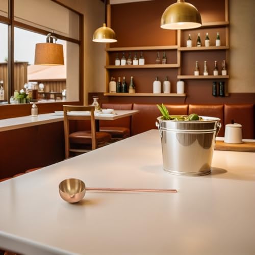 MAGICLULU Sauce Ladle Stainless Steel Soup Ladles Serving Spoon for Canning Sauce Gravy Serving 10 Inch