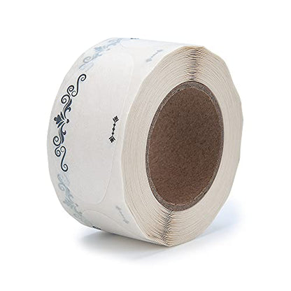 L LIKED 250 Dissolvable Food Labels,1 1/8x2 1/4 in Ball Dissolvable Canning Labels for Mason Jars,No Residue