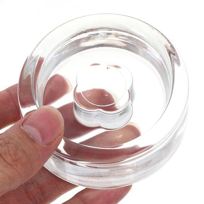 Wide Mouth Mason Jar Fermentation Glass Weight Lid, Heavy Jar Weight for Pickles and Fermentor Use, Multi-function Sturdy Glass Fermenting Cover