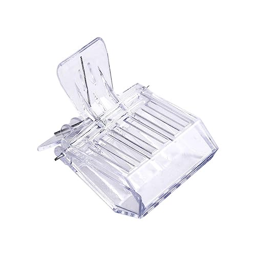 Pokinge 5Pcs Queen Bee Cage Catcher Clips,Transparent Plastic Queen Catcher Queen Bee Catcher Queen Bee Cage Bee Queen Marking Catcher Queen Catching Tool