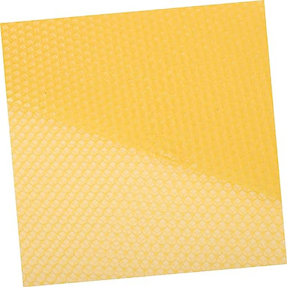 LIFKOME 30pcs Beekeeping Wax Foundation Sheets for Honey Frame Beehive Natural Beeswax Honeycomb Sheets for Easy Installation and Brood Production