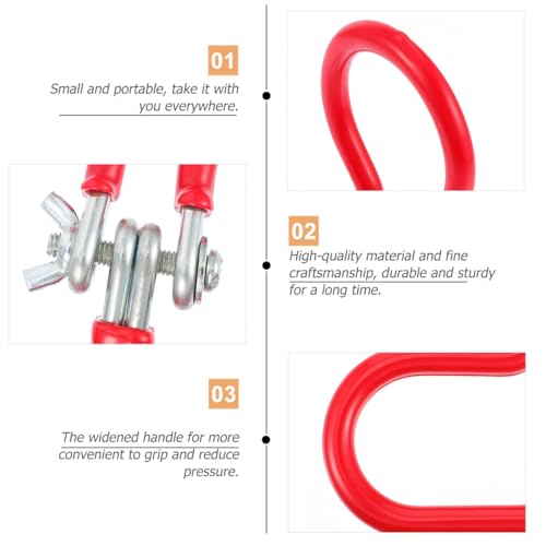 3 Pcs Manganese Steel Carboy Handle for 5 Gallon Glass Bottles Pvc-Covered Portable Lifting Tool for Home Brewing and Beer Making