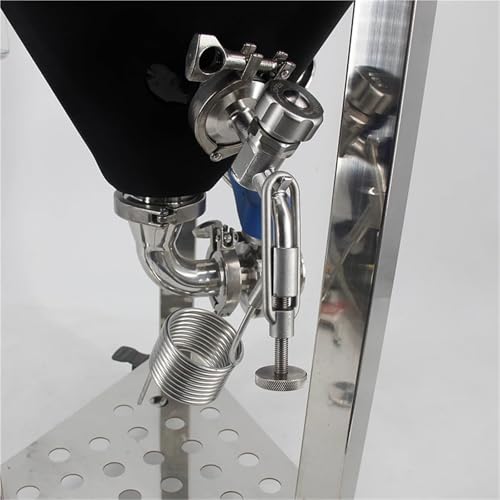 1.5"TC Sample Valve 304 Stainless Steel Sanitary Clamp Brewing Homebrew Conical Fermenter(A) - size: A