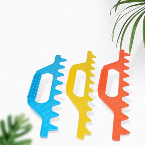 Totority Plastic Beekeeping Frame Measuring Rake Hive Distance Spacer Tool for Beehive Frames Beekeeping Supplies Patio Garden Random Color