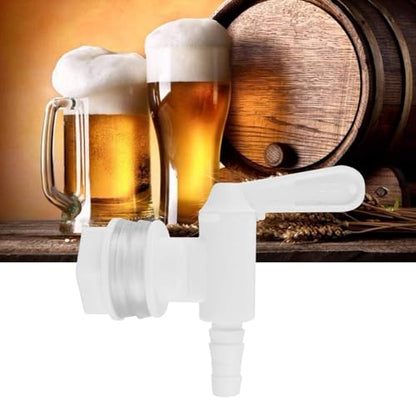 2 Pack Beer Faucet, Bottling Bucket Plastic Spigot Beer Brew Bucket Tap Faucet Replacement Spigot for Home Beer Brewing