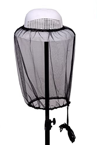 Ultra-Fine Bee & Mosquito Head Net Mesh - Lightweight, Breathable Protection for Beekeeping, Gardening, Hiking & Camping.