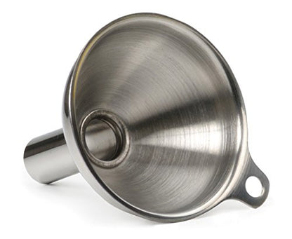 Stainless Steel Funnel - For Filling Narrow Jars and Bottles, 1 pc - size: Long Neck (Pack of 1)
