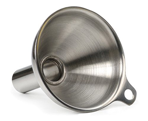 Stainless Steel Funnel - For Filling Narrow Jars and Bottles, 1 pc - size: Long Neck (Pack of 1)