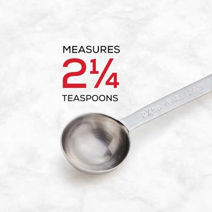 King Arthur Baking Company Yeast Measuring Spoon, 18/8 Stainless Steel, Holds 2.25 Teaspoons, For Bulk Yeast And Bread Baking, Pastries, And Rolls - style: Yeast Measuring Spoon