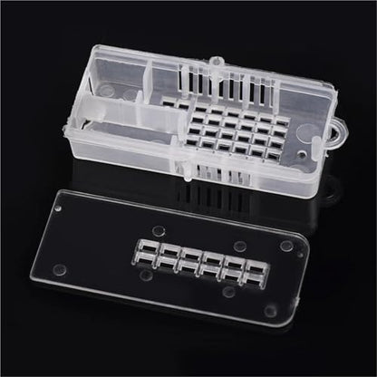 Queen Bee Cage 30pcs Bee Tools King Transparent Cage Transport Queen Rearing Cell Prisoner Beekeeping Supplies for Beekeeping Supplies
