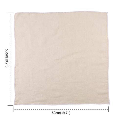 5 Pack Muslin Cloths Reusable for Straining, 100% Unbleached Pure Cotton Cheesecloth, Soft Square Cheese Clothes Weave Fabric Filter for Cooking, Baking (50 x 50 cm Food Strainer Cloth)