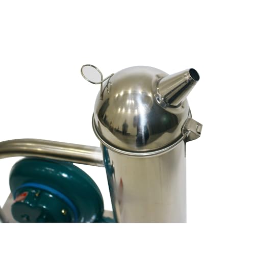 New Manual Bee Hive Smoker Stainless Steel/Heat Shield Beekeeping Equipment,Bee Smoker Stainless Steel Manual Beehive Smoker with Heat Shield