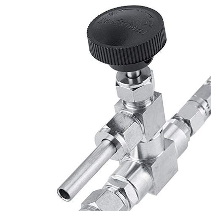 Brickman Beer Gun Filler, Beer Bottle Filler, Adjustable Counter Pressure Bottling Wand, 304 Stainless Steel Beer Homebrew Tool Kit