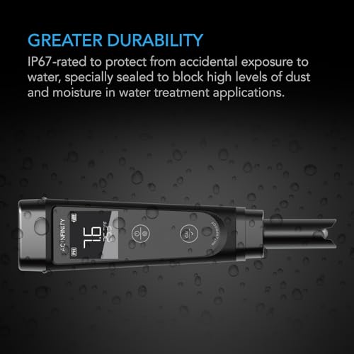 AC Infinity pH Meter PRO Kit, High Precision Digital pH Pen with ±0.01 pH Accuracy and Interchangeable Probe, Nutrient Test pH Meter for Water Hydroponics Plants, Gardening, Aquariums, Swimming Pools - size: pH Meter PRO Kit