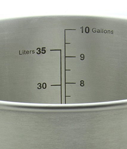 Kegco 10 gallon Brew Kettle with Plug & 2Piece Ball Valve