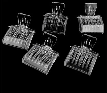 Queen Bee Cage 30Pcs Clear Clipping Bee Queen Cages Beekeeper's Essential for Safe Transport Hive Management Durable Plastic for Beekeeping Supplies