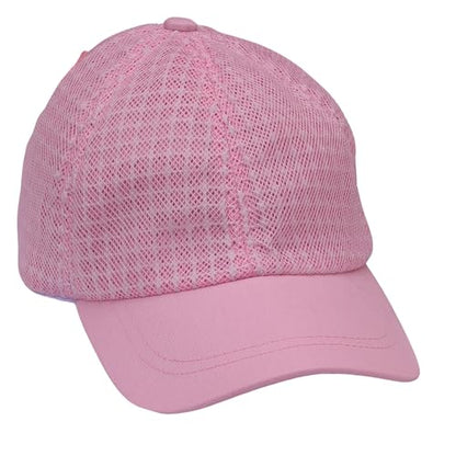 Three Layer Ventilated Beekeeping Veil in Round (3-Layer Hat, Pink P-Cap) - color: Pink P-CAP