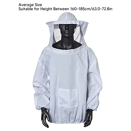 Beekeeping Suit - Beekeeping Jacket Professional Total Ventilated Beekeeping Protective Jacket with Veil Hood(Camouflage Green)