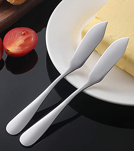 PEPAXON Butter Knife Butter Spreader Cheese Slicer Stainless Steel Ergonomic Handle 14.5x2cm