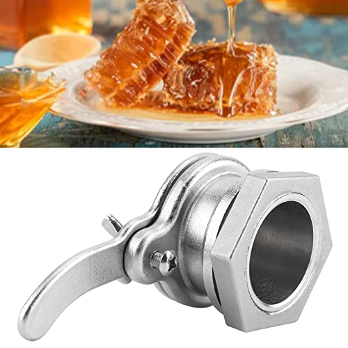 Stainless Steel Honey Gate Valve Tool, Beekeeping Equipment Screws for Honey Extractor Bottling Pail Honey Bucket Accessories Honey Valve Tool