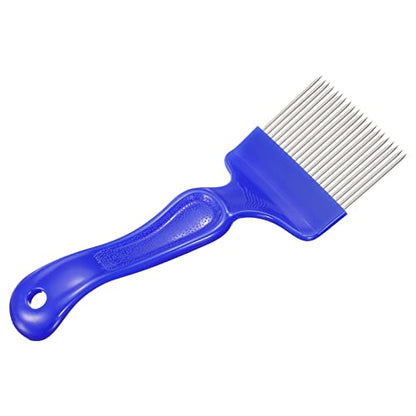 HARFINGTON Beekeeping Uncapping Fork, 21 Tin Needle with Blue Plastic Handle Beekeeping Tool - color: Blue