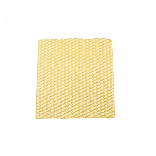 uxcell Beeswax Foundation Sheets Beekeeping Supplies Waxed Coated Nest Foundation for Making Candles 10Pcs