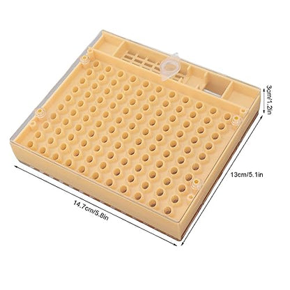 Queen Rearing Grafting Kit Queen Bee Rearing System, Beekeeping Grafting Kit Beekeeping Cell Cup for Beekeepers Plastic Breeding Equipments Easy to Use for Raising Bees