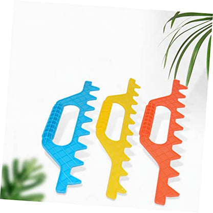 3Pcs Beehive Frame Measuring Tool Durable Plastic Ruler Distance Rake for Beekeeping Lightweight and Portable Hive Spacer Gadget Suitable for All Beekeepers