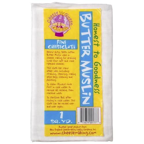 Butter Muslin (Fine Cheesecloth), 1 Sq. Yd.