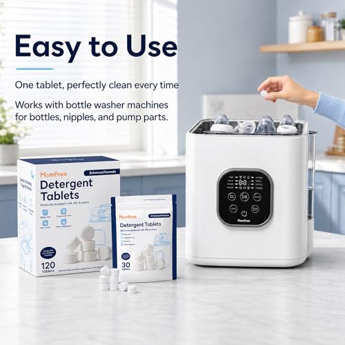 Solid Detergent Baby-Safe Tablets for All Baby Bottle Washer
