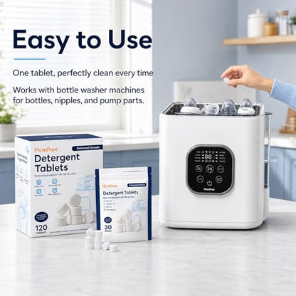 Solid Detergent Baby-Safe Tablets for All Baby Bottle Washer