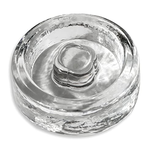 Trademark Innovations Glass Fermentation Pickling Jar Weights, Flower Grip Style (Set of 6) - style: Flower Grip