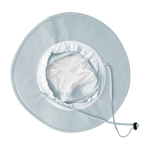 Sun Hats for Men Women Fishing Hat UPF 50+ Breathable Wide Brim Summer UV Protection Hat - color: 1pack-light Grey