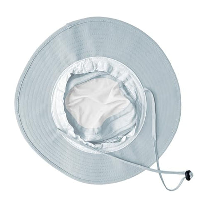 Sun Hats for Men Women Fishing Hat UPF 50+ Breathable Wide Brim Summer UV Protection Hat - color: 1pack-light Grey